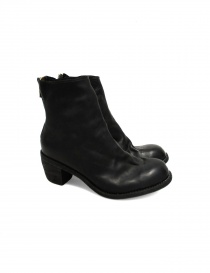 Womens shoes online: Guidi 4006 black leather ankle boots