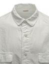 Kapital anorak shirt in white twill K2109LS010 WHITE price