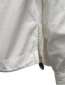 Kapital camicia anorak in twill bianco acquista online prezzo