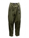 Kapital khaki ripstop trousers with side buttons buy online K2104LP120 KHAKI
