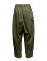 Kapital pantaloni ripstop khaki con bottoni lateralishop online pantaloni uomo