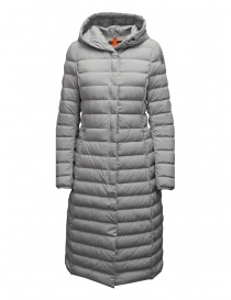 Parajumpers Omega long down jacket in grey PWPUFSL37 OMEGA PALOMA 739