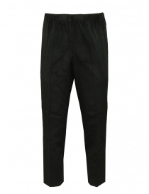 Cellar Door Bandel pantalone in velluto nero a costine BANDEL MC112 99 NERO
