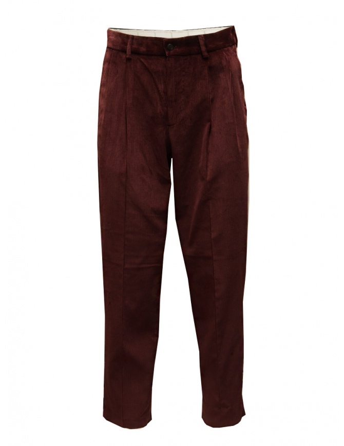 Cellar Door Modlu pantaloni in velluto a coste porpora MODLU MC112 39 PORPORA pantaloni uomo online shopping
