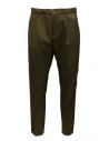 Cellar Door Chino pantaloni verde khaki acquista online CHINO MW148 78 BOTTIGLIA