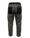 Cellar Door pantalone in peluche grigio e nero PELO IQ122 97 ASFALTO prezzo