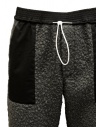 Cellar Door pantalone in peluche grigio e nero PELO IQ122 97 ASFALTO acquista online