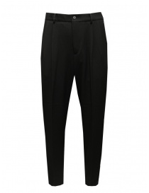 Cellar Door Modlu pantalone nero con le pinces MODLU MQ124 99 NERO order online