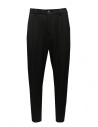Cellar Door Modlu pantalone nero con le pinces acquista online MODLU MQ124 99 NERO