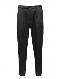 Cellar Door Modlu asphalt grey trousers with pleats MODLU MQ123 97 ASFALTO