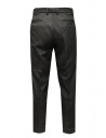 Cellar Door Modlu pantalone grigio asfalto con le pincesshop online pantaloni uomo
