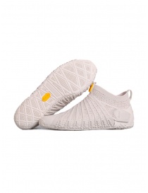 Vibram Furoshiki Knit High white shoes for women 20WEB01 HIGH SAND