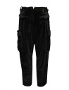 Cellar Door Cargo multipockets black velvet pants shop online womens trousers