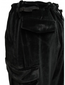 Cellar Door Cargo multipockets black velvet pants womens trousers price