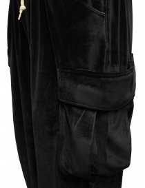 Cellar Door Cargo multipockets black velvet pants womens trousers buy online