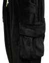 Cellar Door Cargo multipockets black velvet pants CARGO D IQ126 99 NERO buy online