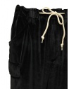 Cellar Door Cargo multipockets black velvet pants CARGO D IQ126 99 NERO price
