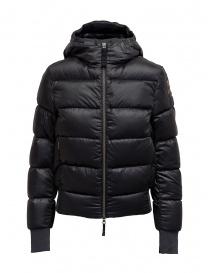 Womens jackets online: Parajumpers Mariah black padded bomber jacket