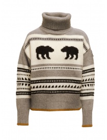 Parajumpers Koda turtleneck sweater with bears PWKNIKN55 KODA ATMOSPHERE