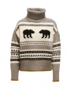 Parajumpers Koda turtleneck sweater with bears buy online PWKNIKN55 KODA ATMOSPHERE
