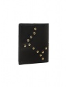 Guidi PT3_RV portafoglio in pelle canguro con borchie PT3_RV KANGAROO FG BLKT acquista online