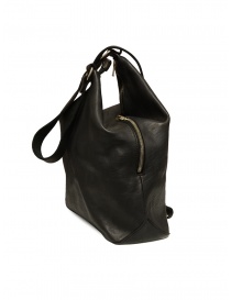 Guidi BK2 borsa secchiello a tracolla in pelle di cavallo nera acquista online