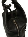 Guidi BK2 shoulder bucket bag in black horse leather BK2 SOFT HORSE FG BLKT buy online