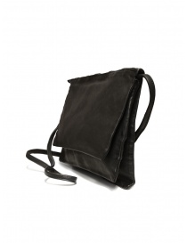 Guidi PKT04M three-pocket bag in black kangaroo leather buy online