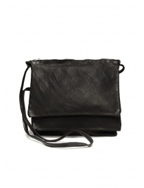 Guidi PKT04M borsa a tre tasche in pelle di canguro nera PKT04M KANGAROO FG BLKT order online