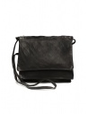 Guidi PKT04M three-pocket bag in black kangaroo leather buy online PKT04M KANGAROO FG BLKT