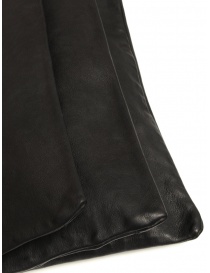 Guidi PKT04M three-pocket bag in black kangaroo leather bags buy online