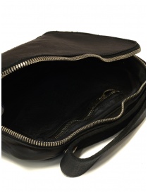 Guidi W6 borsetta a mano in pelle di cavallo nera acquista online prezzo