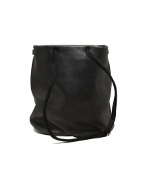 Guidi BK3 bucket bag in black horse leather buy online