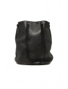 Guidi BK3 borsa secchiello in pelle di cavallo nera prezzo BK3 SOFT HORSE FG BLKTshop online