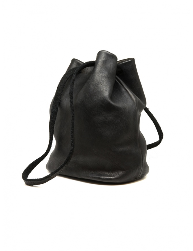 Guidi BK3 borsa secchiello in pelle di cavallo nera BK3 SOFT HORSE FG BLKT borse online shopping