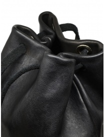 Guidi BK3 bucket bag in black horse leather price