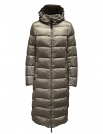 Womens jackets online: Parajumpers Leah beige long down jacket