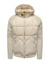 Parajumpers Thick white down jacket with wool sleeves buy online PMKNIKN29 THICK MOONSTRUCK 738