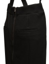 Zucca gonna a matita con bretelle nera ZU09FG245 26 BLACK prezzo