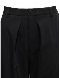 Zucca black shiny trousers with pleats price