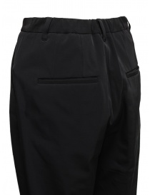 Zucca pantalone nero lucido con le pince pantaloni donna acquista online