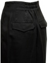 Zucca pantaloni neri opachi con le pinces ZU09FF108 25 BLACK acquista online