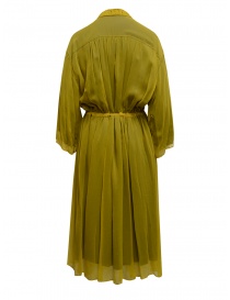 Zucca long veiled dress in mustard color price