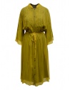 Zucca long veiled dress in mustard color buy online ZU09FH021 07 MUSTARD