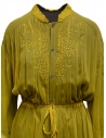 Zucca long veiled dress in mustard color shop online womens dresses
