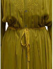 Zucca vestito lungo velato color senape abiti donna acquista online