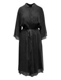 Zucca vestito lungo velato nero ZU09FH021 26 BLACK ordine online