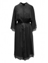 Zucca long black sheer dress buy online ZU09FH021 26 BLACK