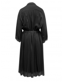 Zucca long black sheer dress buy online