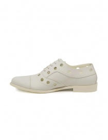 Zucca perforated lace-up shoes in white price